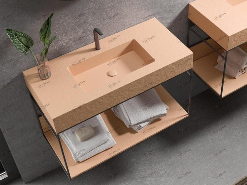 Acquabella Подвесная тумба под умывальник из Акрона © с вешалкой для полотенец Integra sun-id-1430452