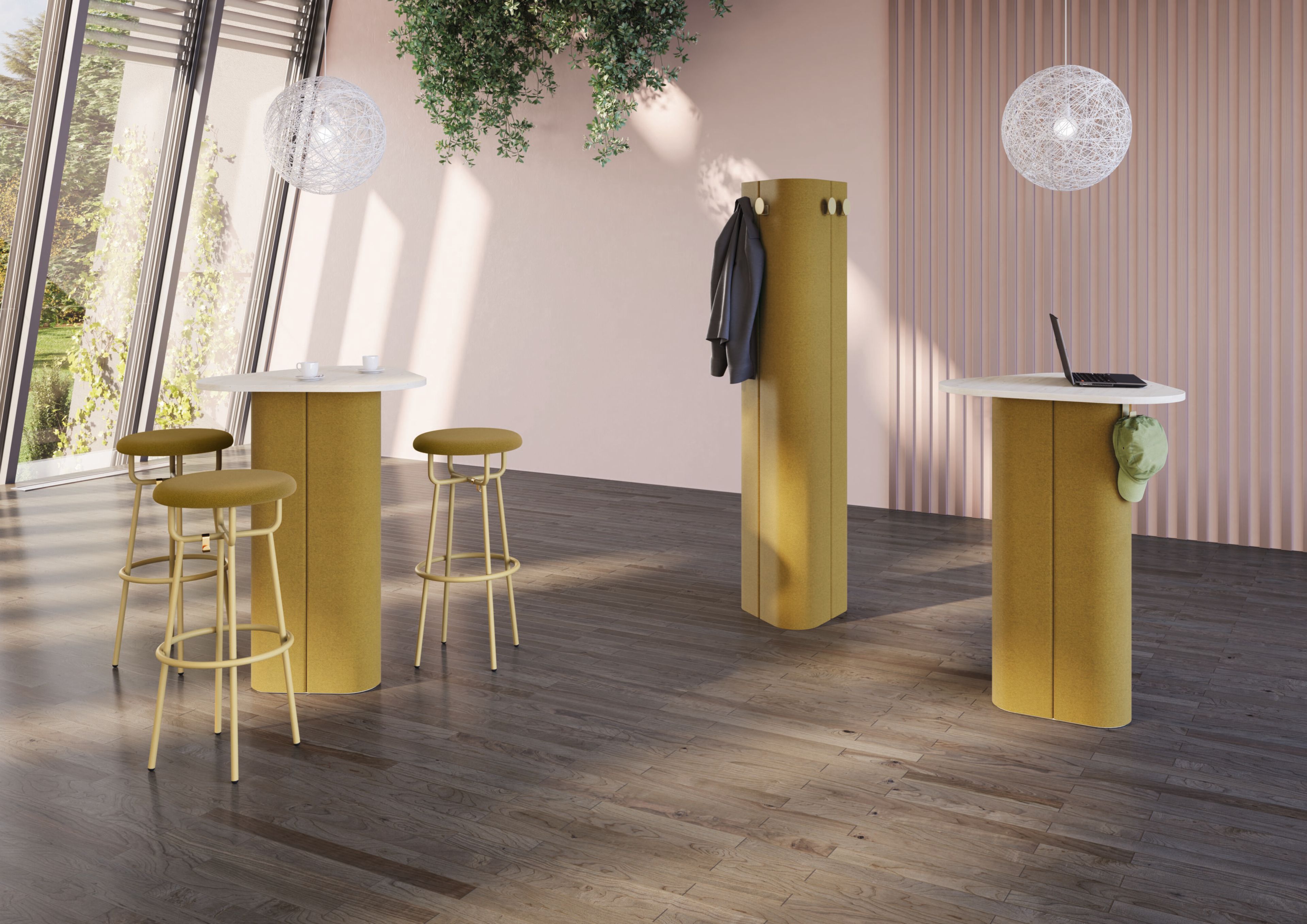 Высокий стол из войлока Manade Манхэттен ARCH-00113527 - Вид №3