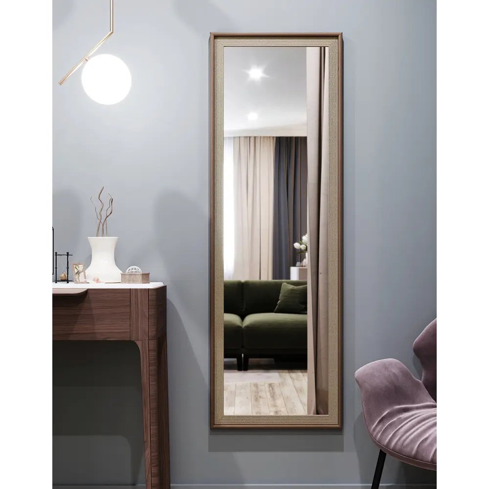 Зеркало Santreyd Палермо в элегантном багете 50×150 см 84491308 Декоративное зеркало с рамой STLM-0050560 - Вид №3