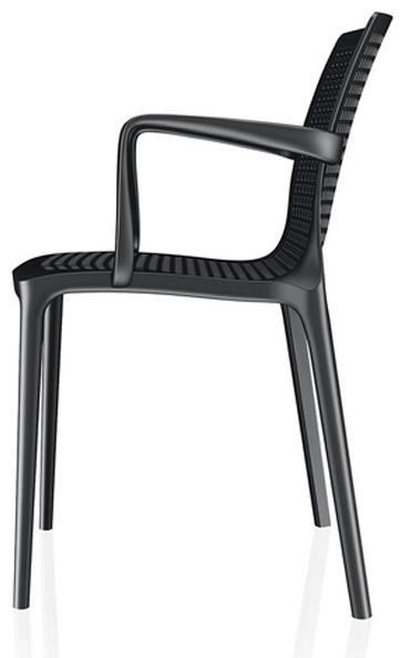 Brunner Штабелируемый пластиковый стул с подлокотниками Twin sun-id-1354810 - Вид №1