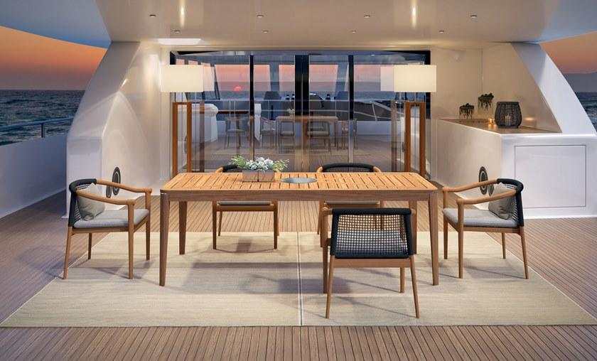 Atmosphera Прямоугольный садовый стол из тика Legend Lg.ta.tk - Вид №2