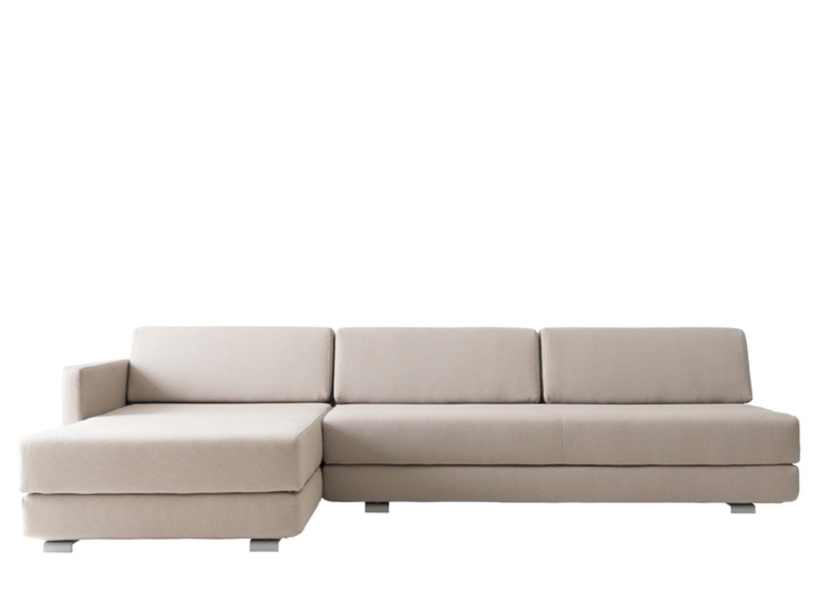 Двуспальный диван-кровать из ткани с полуостровом SOFTLINE гостиная ARCH-00096074