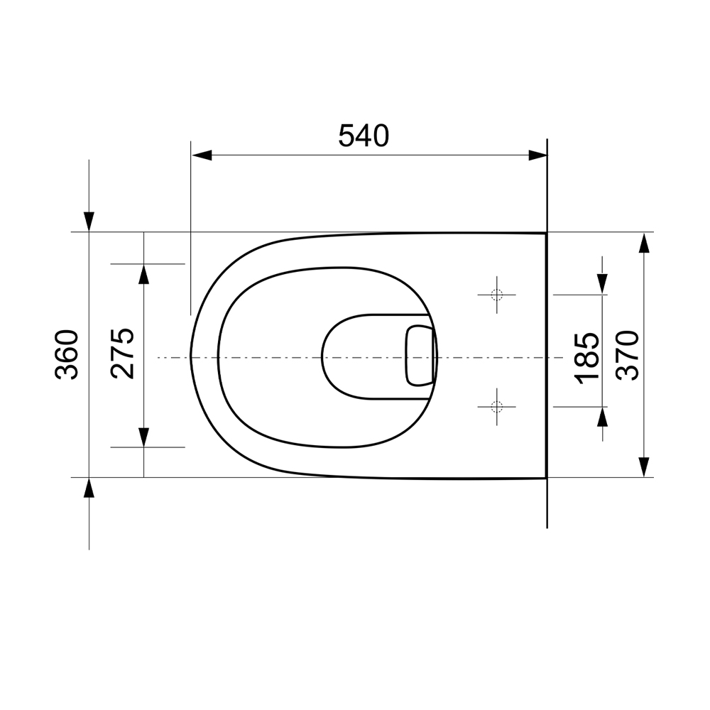 K440403.WCD Комплекты из инсталляций, панелей смыва и унитазов Duravit D-Neo Tece  - Вид №8