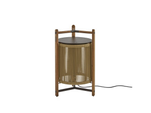 Светодиодный торшер из тикового дерева