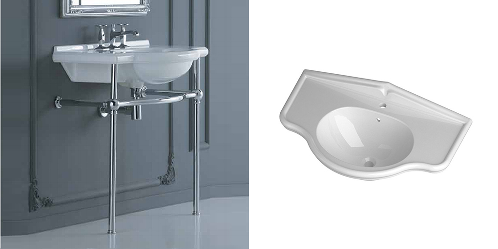 PA11000301 Подвесная раковина настенная овальная Disegno Ceramica  белая  - Вид №1