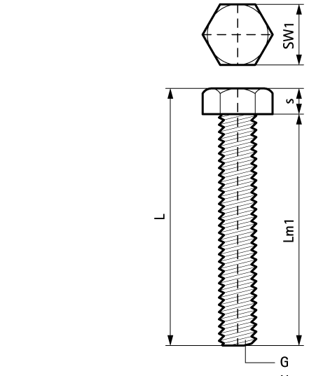 6143935 BIS Болты шестигранные walraven  - Вид №1