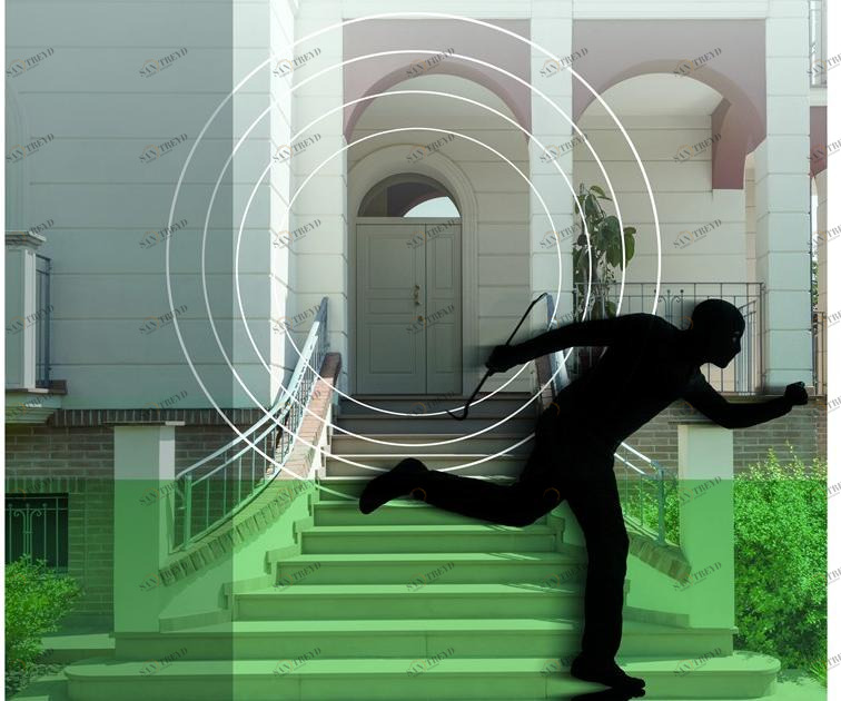 VIGHI Звуковая система защиты от вторжений, встроенная в дверь sun-id-1370306