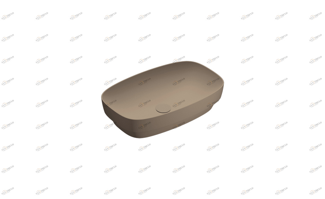 160AGRLXMS Накладная раковина на столешницу  овальная CERAMICA CATALANO Colori