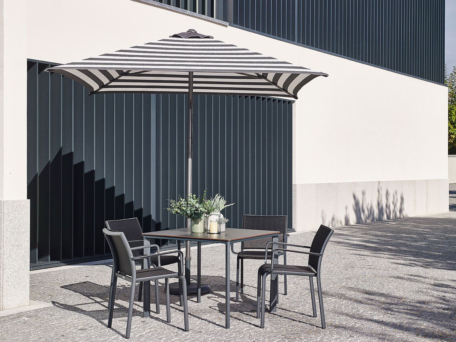 Алюминиевый и олефиновый квадратный зонтик Ezpeleta EOLO OLEFIN ARCH-00054200 - Вид №1