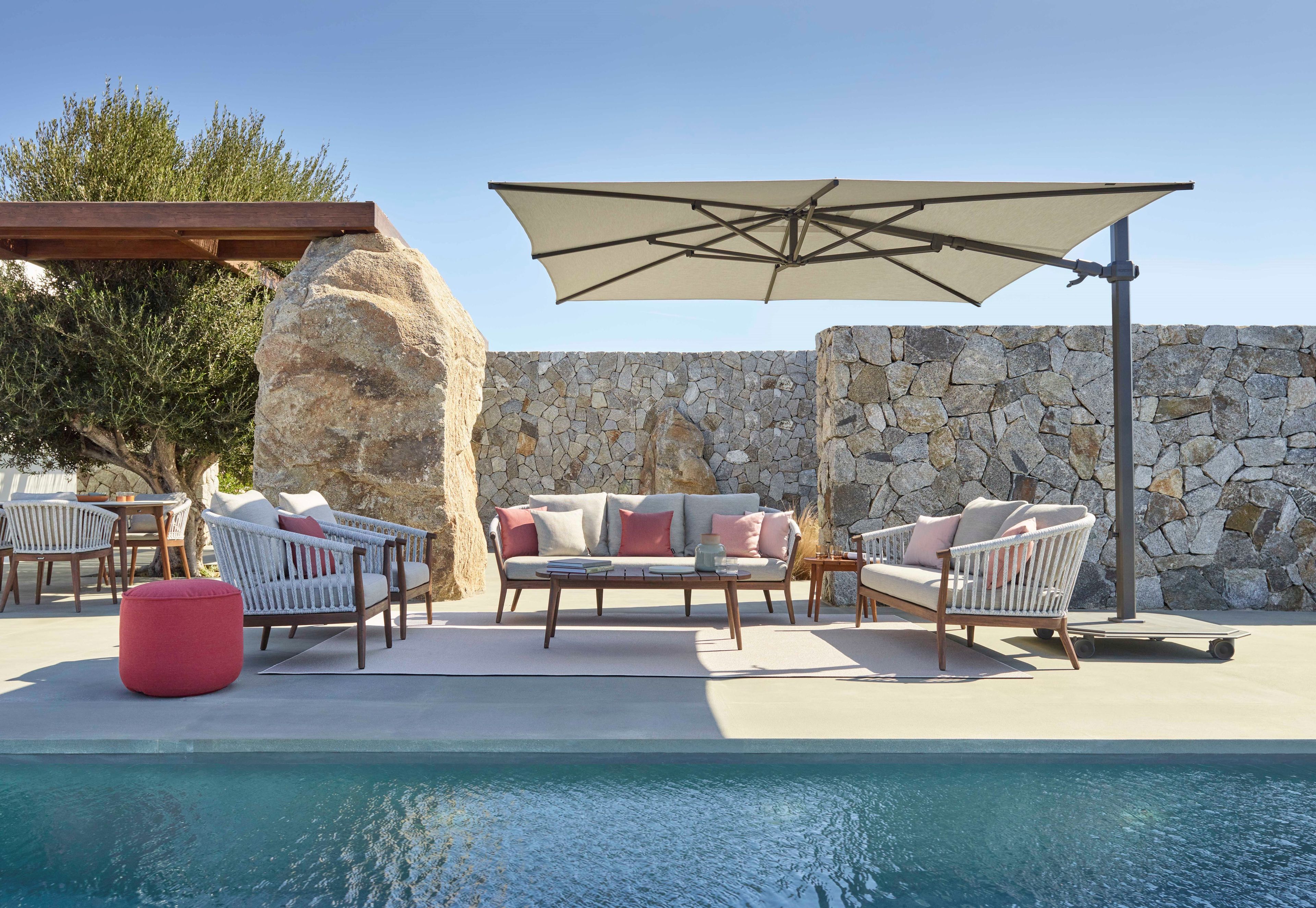 Кресло для сада с мягкой акриловой тканью Jardinico дерево ARCH-00141723 - Вид №8