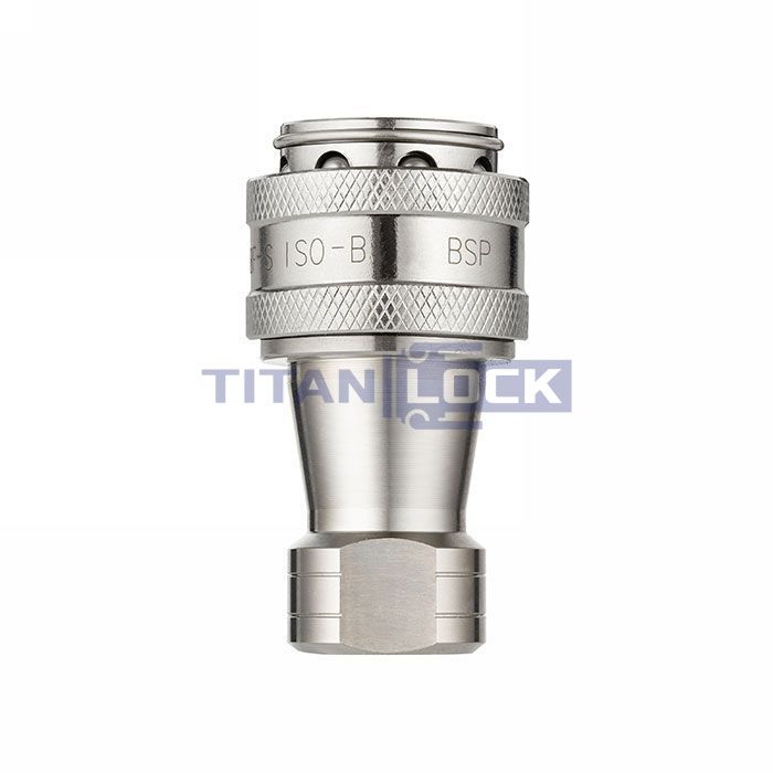 3/4in, БРС серия B, ISO 7241-B, розетка, нерж. сталь 304 TL6BF-S TITAN LOCK  - Вид №5