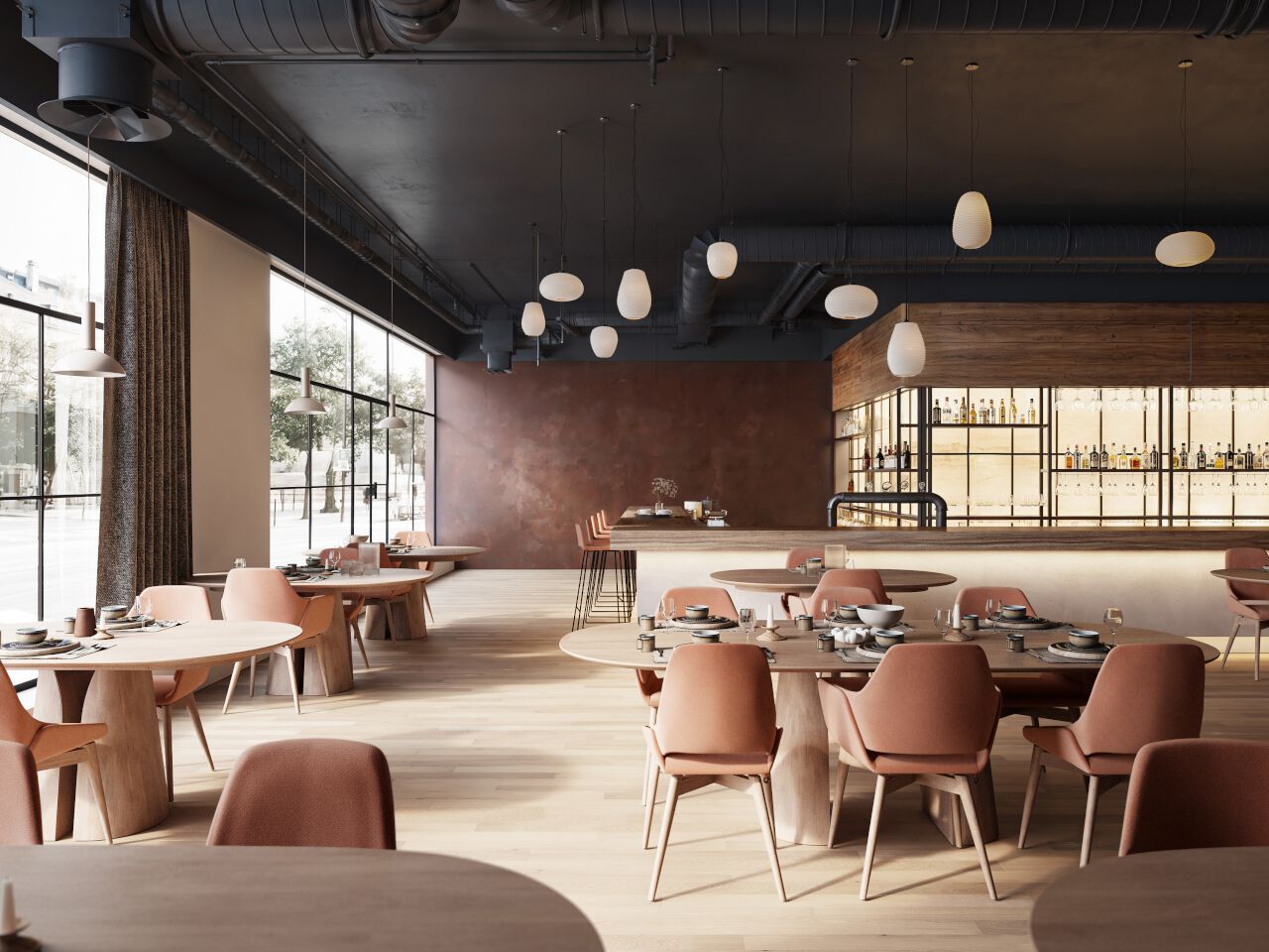 Мягкий стул из ткани без подлокотников Mobitec Lotus ARCH-00054260 - Вид №6