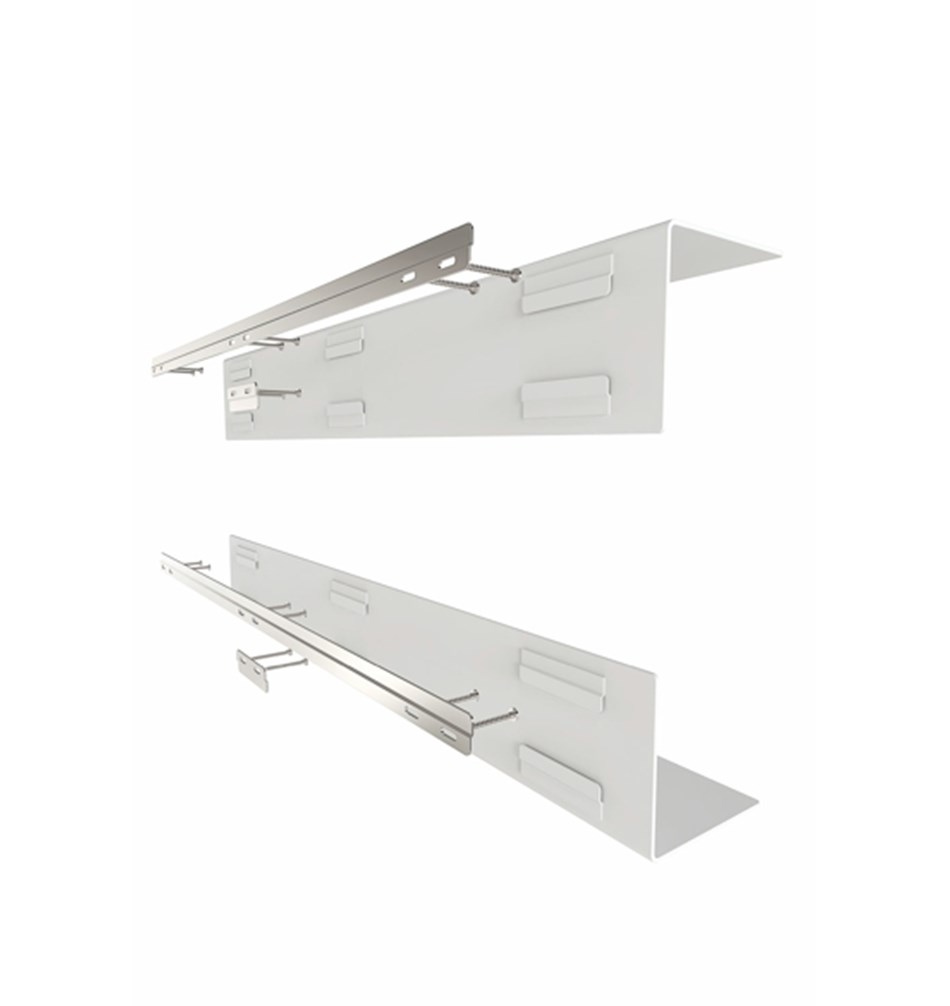 FROST Полка 4036 15x45x60cм » чёрная Алюминий Черный U4036-B  - Вид №5