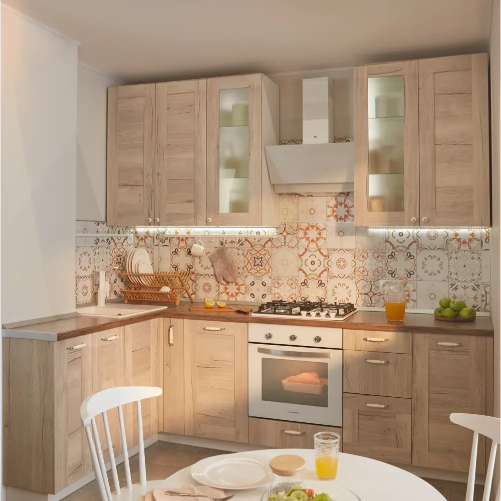 Фасад для кухонного ящика Delinia ID Касли 79,7×25,3 см в цвете светлое дерево 86880985 STLM-0876657 - Вид №5