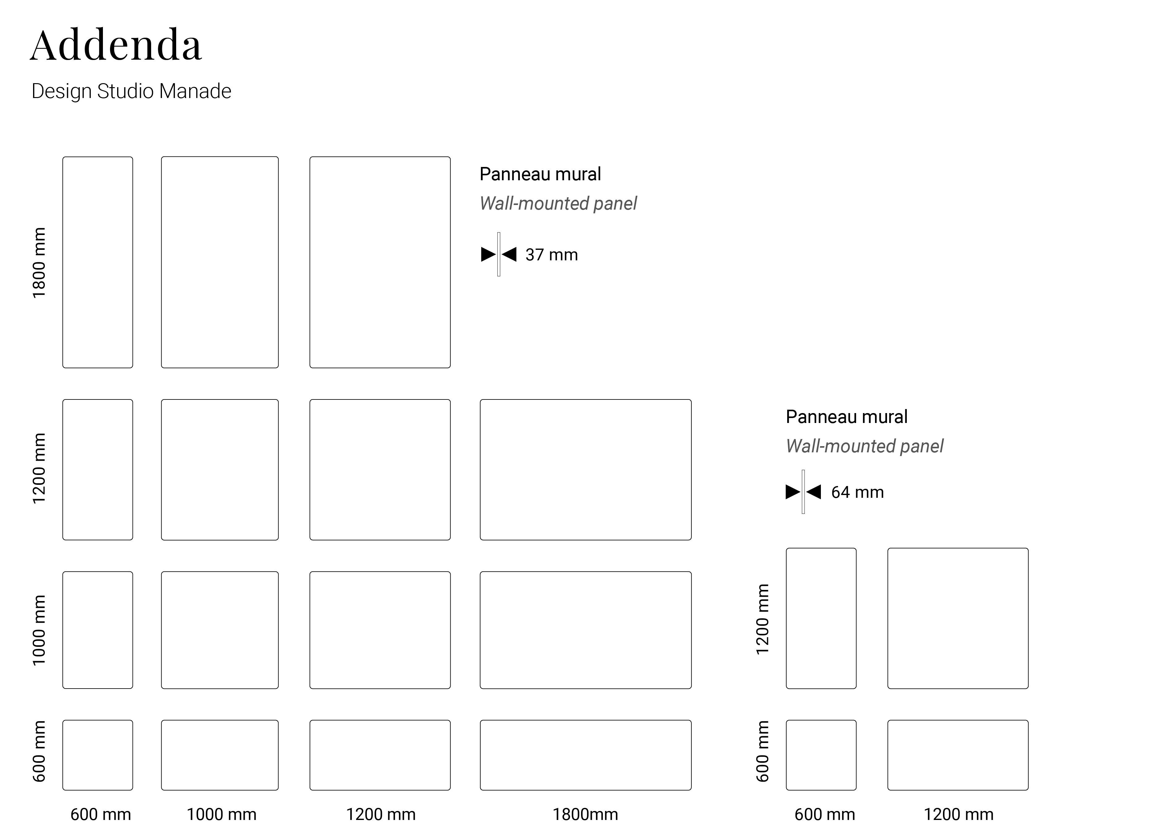 Стены мягкие акустические панели Manade Дополнения ARCH-00090115 - Вид №3