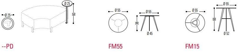 ACTIU Круглый сервировочный стол Bend sun-id-1429587 - Вид №10