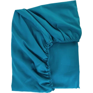 Простыня Tex Republic 28534 160x200 см сатин на резинке бирюза