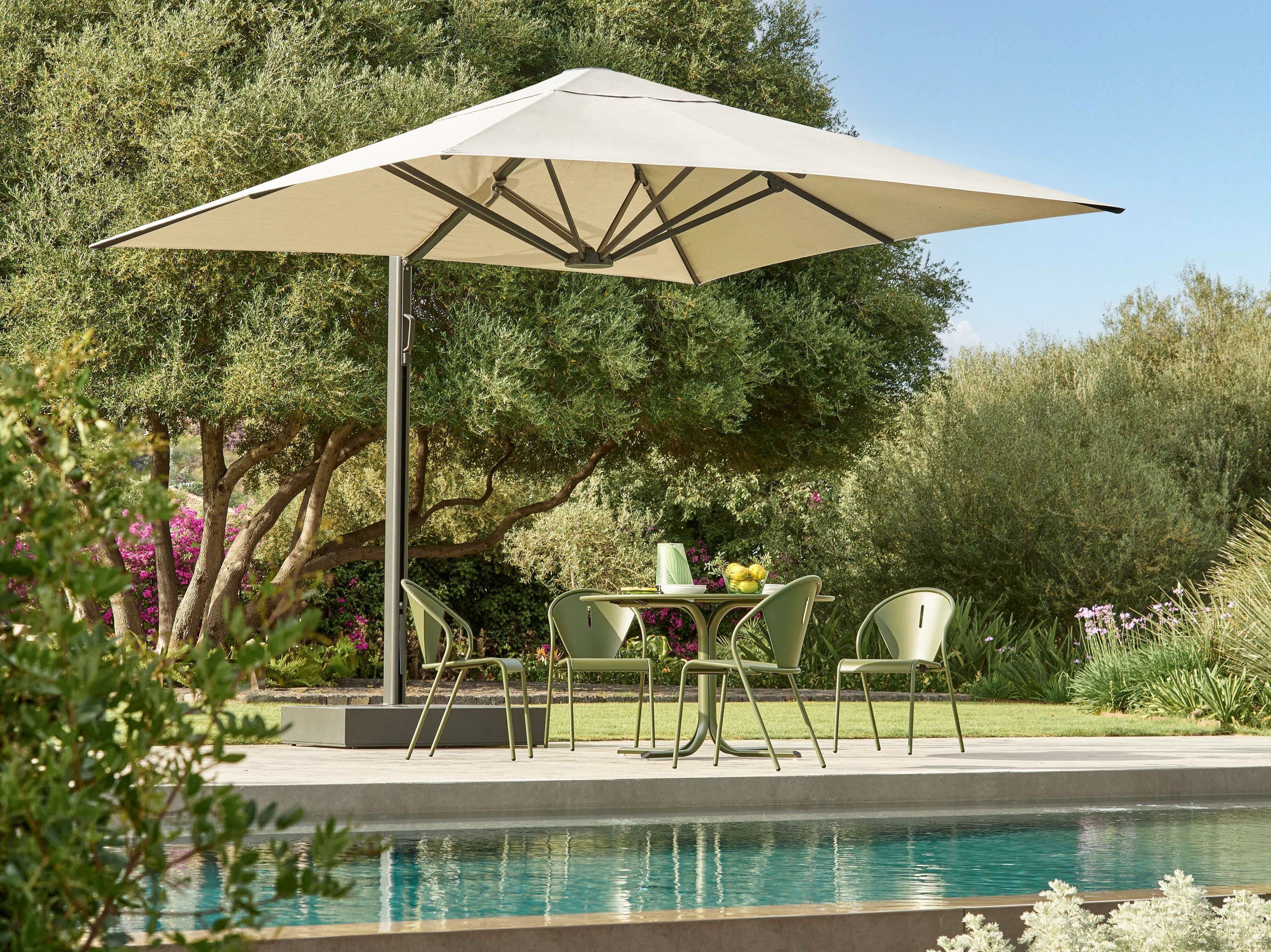 Квадратный поворотный зонтик из акриловой ткани emu Trevi ARCH-00130870 - Вид №1