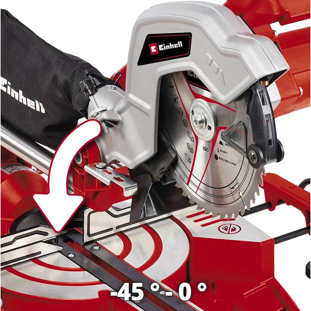 Пила торцовочная сетевая Einhell Dual TC-SM 254, 1900 Вт, 254 мм STLM-2137182 - Вид №2
