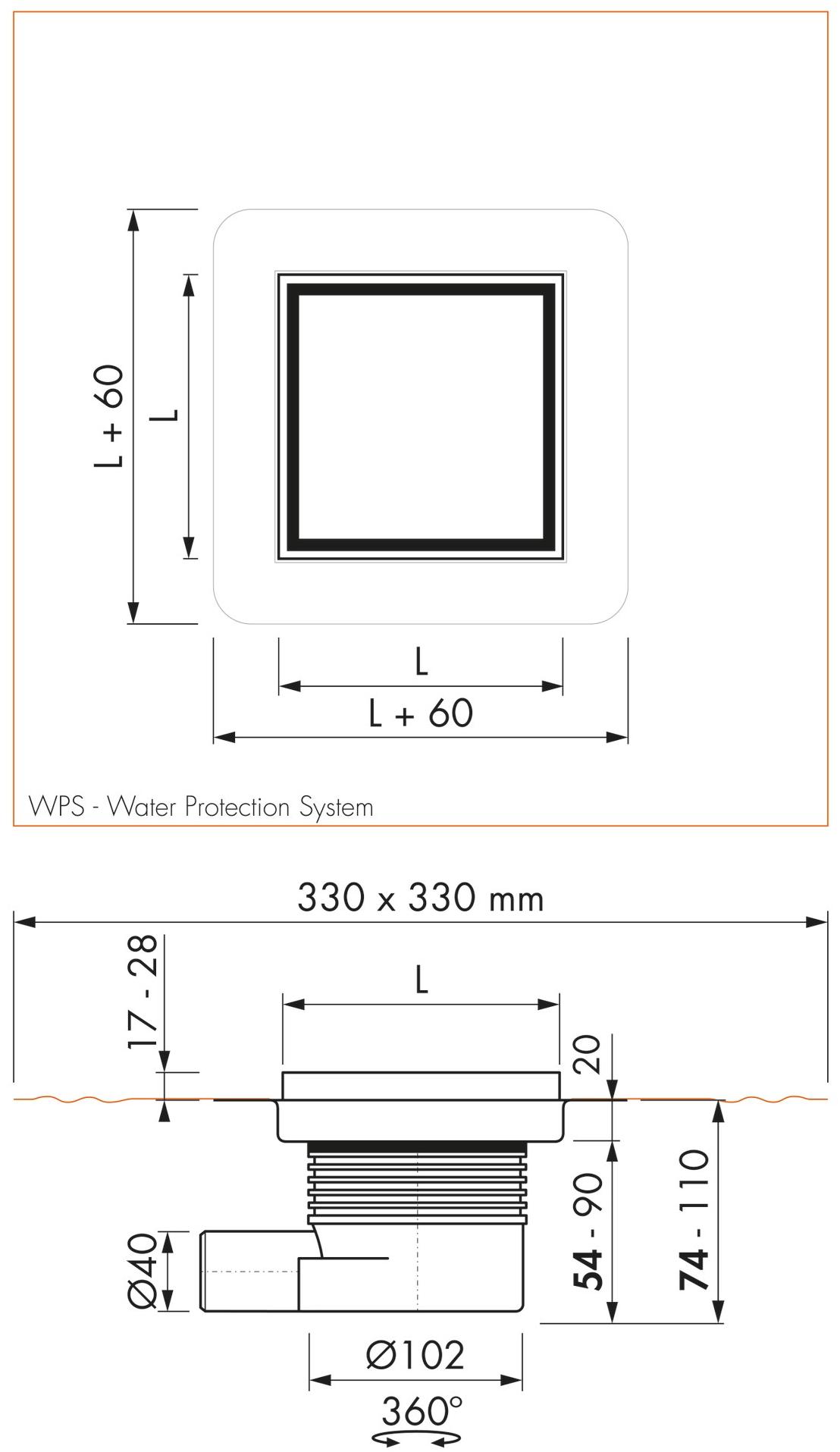 ESS Easy Drain Трап для душа из стали и стекла Aqua jewels sun-id-1497080 - Вид №9