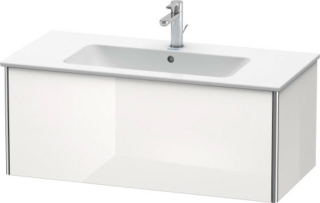 XS407309494 XSquare Тумбочка подвесная Баклажан шелковисто-матовый лак Duravit - Вид №2