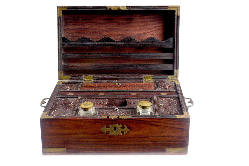 SOR27568 Коробка в латунном переплете из палисандра ijlbrown  - Вид №2