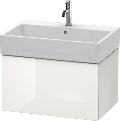 LC617603838 Тумбочка подвесная L-Cube #LC6176 684 x 459 мм Доломитово-серый глянцевый лак Duravit - Вид №2