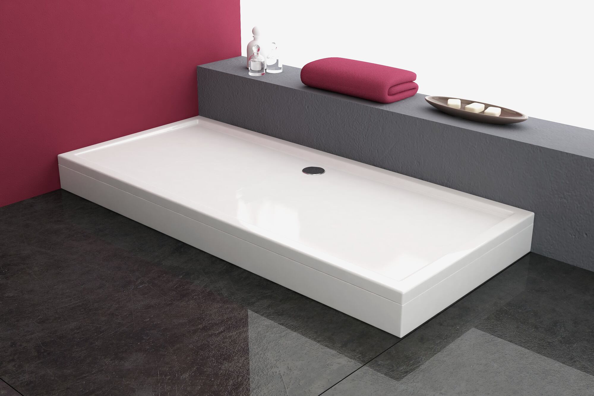 Поддон для душа акриловый Kolpa-San Flamenco 00528  Словения  - Вид №1