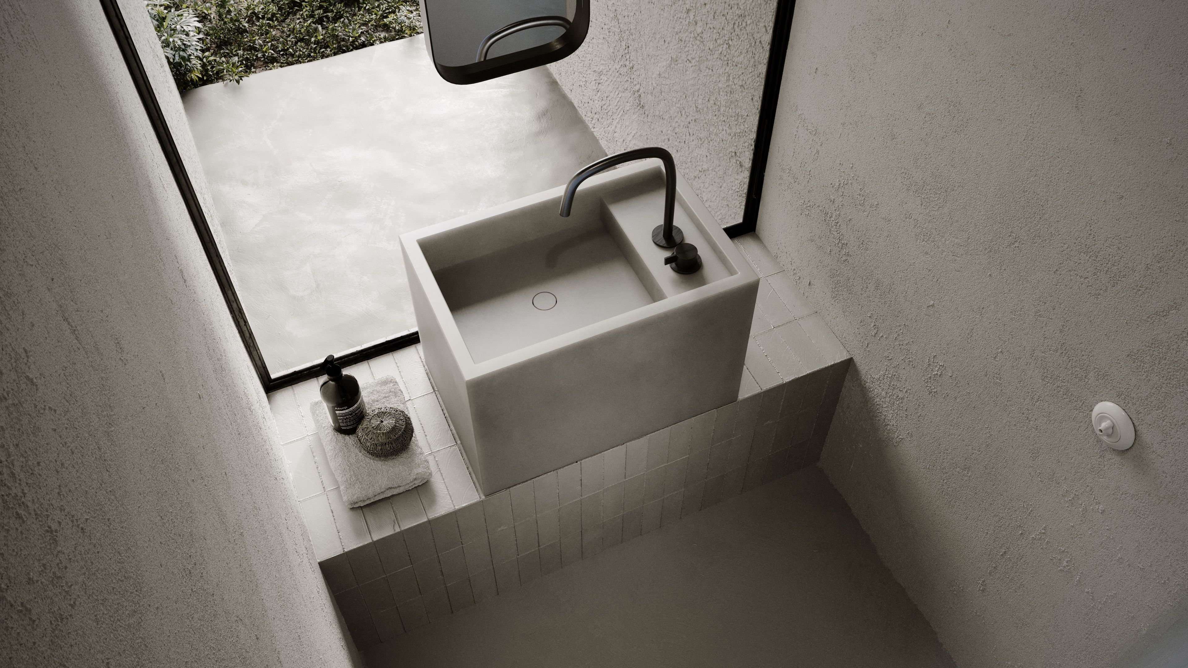 Одиночный подвесной умывальник из натурального камня COCOON Piet Boon ARCH-00052049 - Вид №25