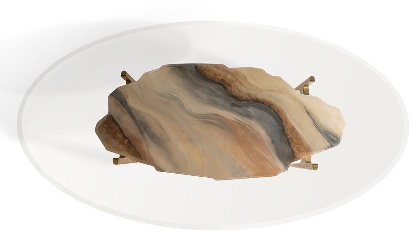 Visionnaire Овальный стол для гостиной из закаленного стекла sun-id-1462734 - Вид №1