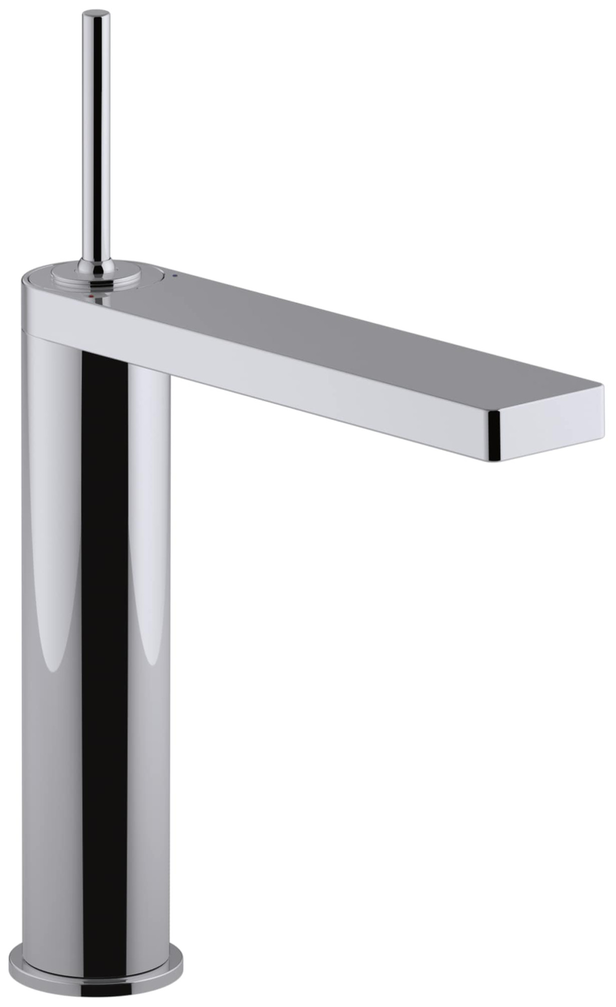 E73053-CP Смеситель для умывальника высокий однорычажный - рычаг "Джойстик" JACOB DELAFON COMPOSED