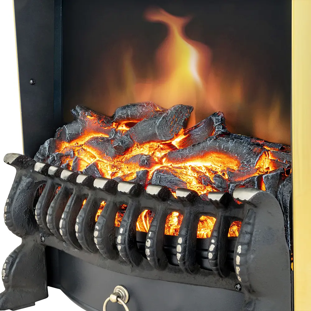 Каминокомплект Royal Flame Bergen STD SFT разборный Fobos FX Brass 1.5 кВт цвет темная олива STLM-2123769 - Вид №1