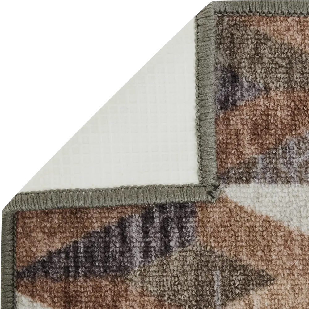 Коврик декоративный нейлон Кристалл 50x80 см цвет серый CTIM STLM-2142278 - Вид №4