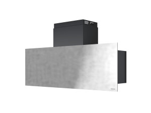 Настенный вытяжной шкаф из нержавеющей стали со встроенным освещением