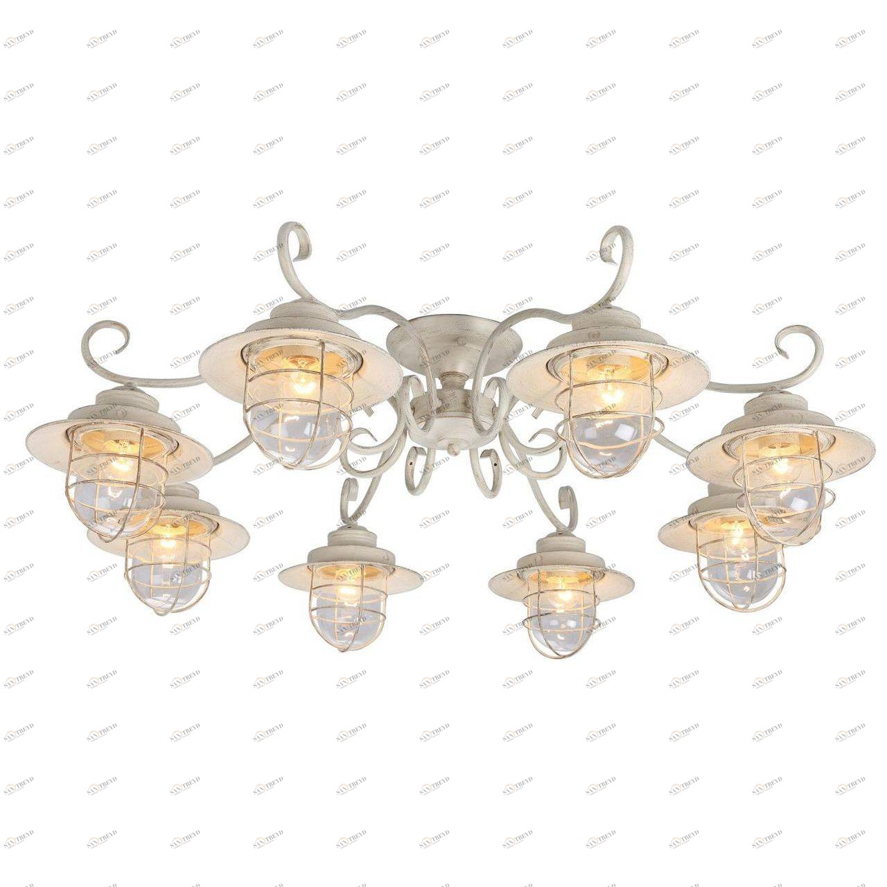 Потолочная люстра Arte Lamp 6 A4579PL-8WG ARTE LAMP ДИЗАЙНЕРСКИЕ 058513 Белый 