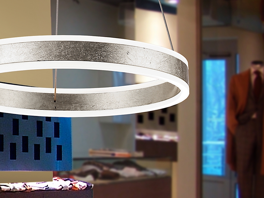 082442 Подвесной светильник LED 50Ø серебро Schuller Helia - Вид №3