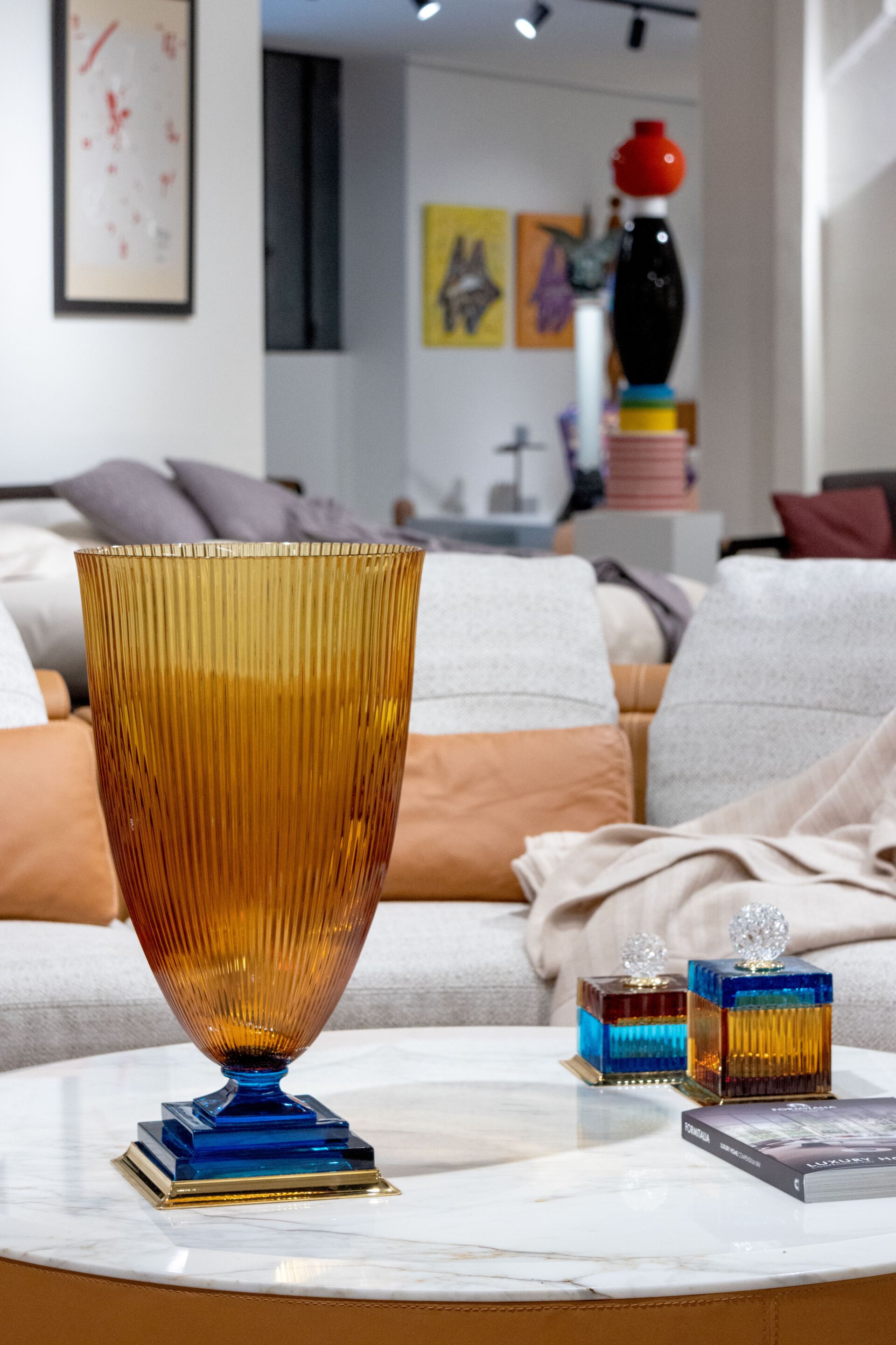 Выдувная хрустальная ваза ручной работы Formitalia DIDI Collection ARCH-00050881 - Вид №5