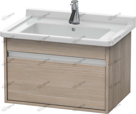KT666303131 Ketho Тумбочка подвесная Сосна серебристая, декор Duravit