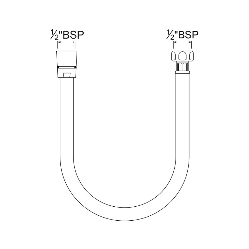 SHA-CHR-571 Душевой шланг Jaquar Shower Santreyd - Вид №1