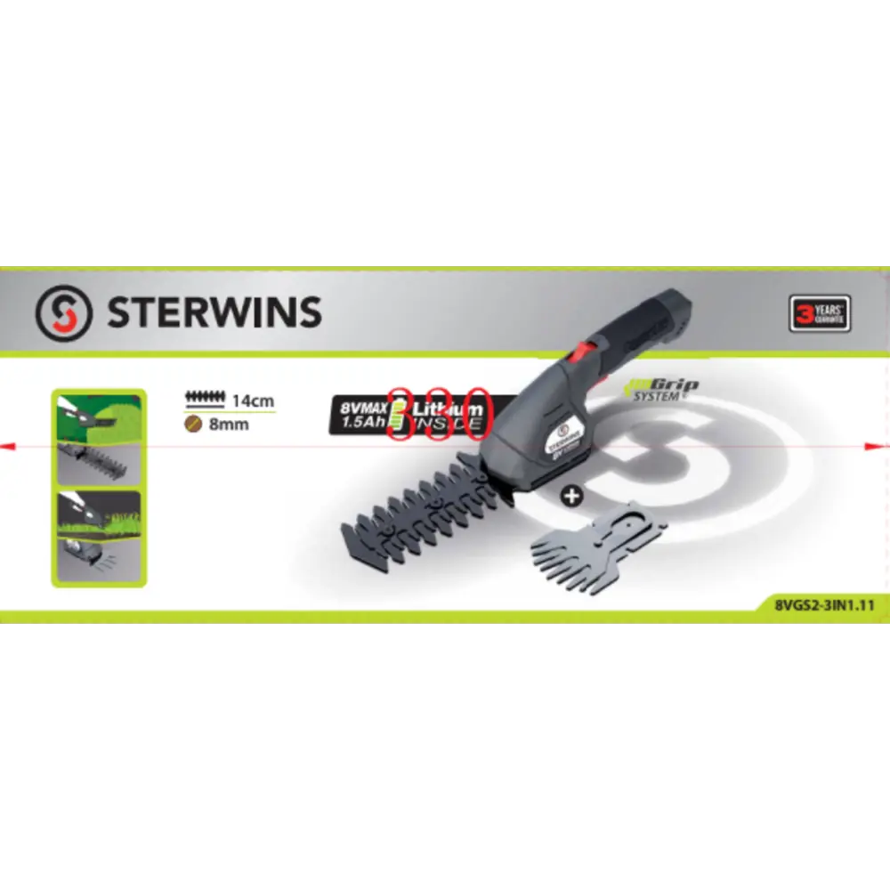 Ножницы аккумуляторные Sterwins 8 В 1x1.5 Ач АКБ и ЗУ входит в комплект 82864867 STLM-2130623  - Вид №4
