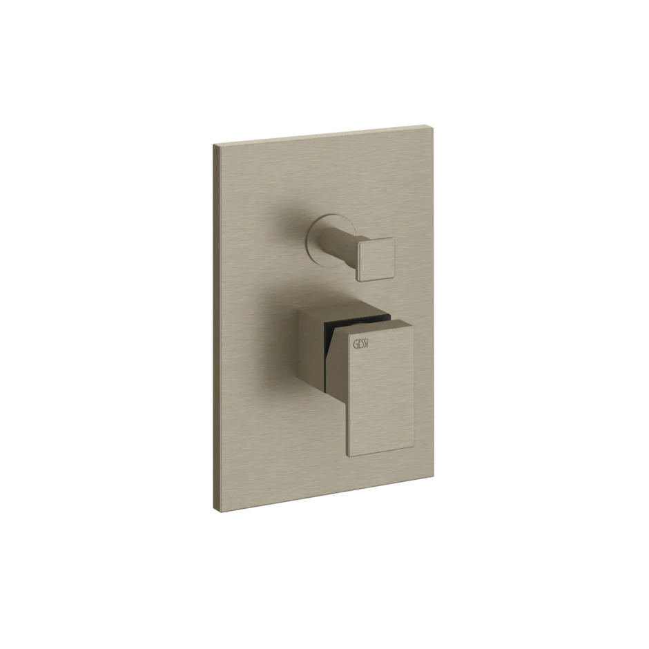 Смеситель для душа 44604 149 Gessi Rettangolo МАТОВЫЙ НИКЕЛЬ FINOX 44604149