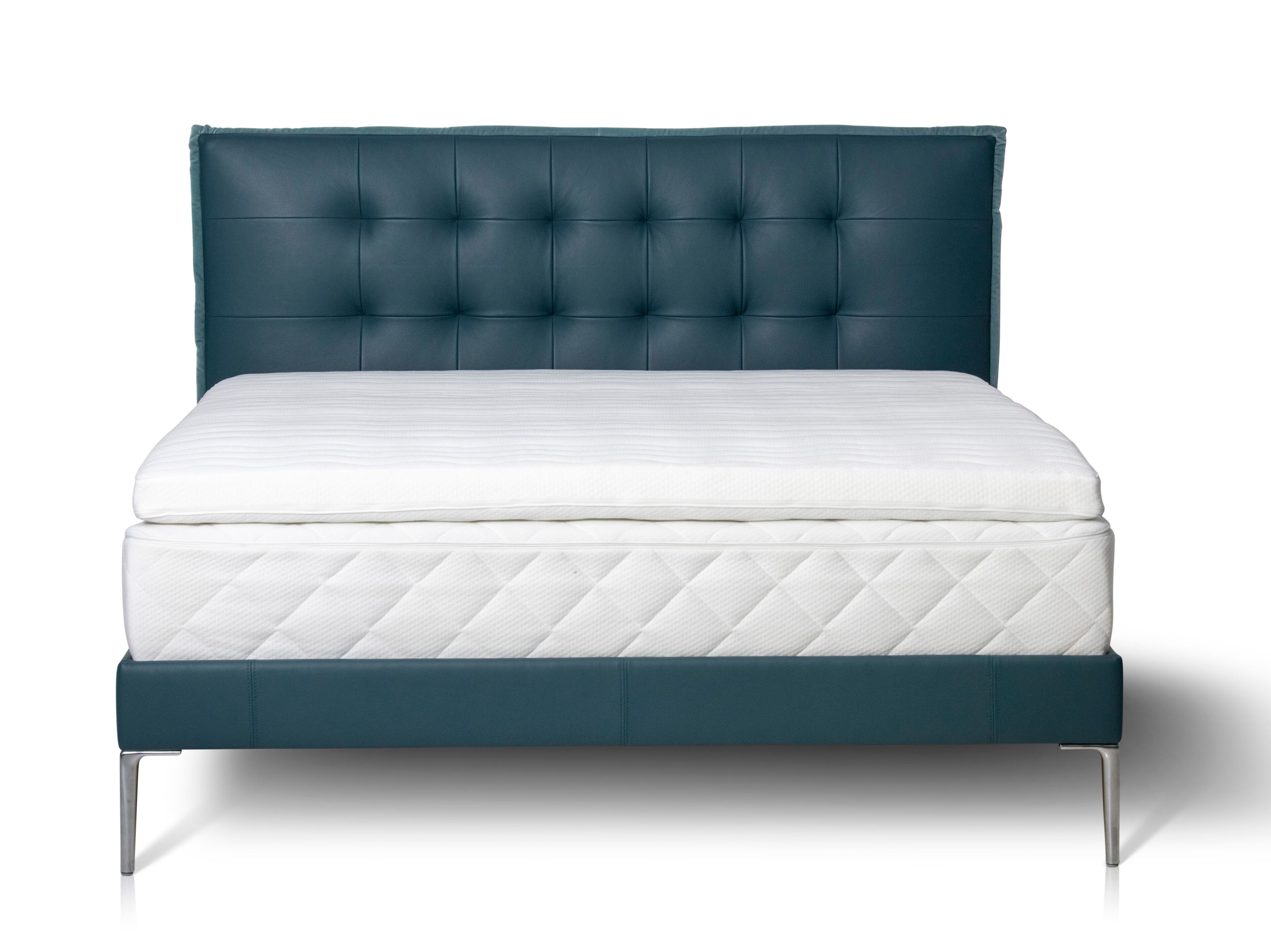 Кожаная двуспальная кровать с мягким изголовьем de Sede DS-4500 ARCH-00071377 - Вид №1