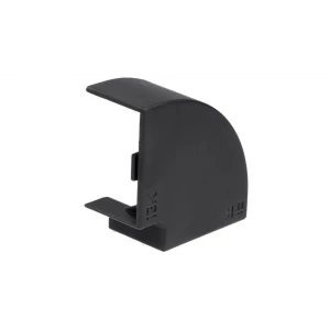 Поворот 90 градусов КМП для кабель-канала IEK 60x40 мм цвет черный 4 шт.