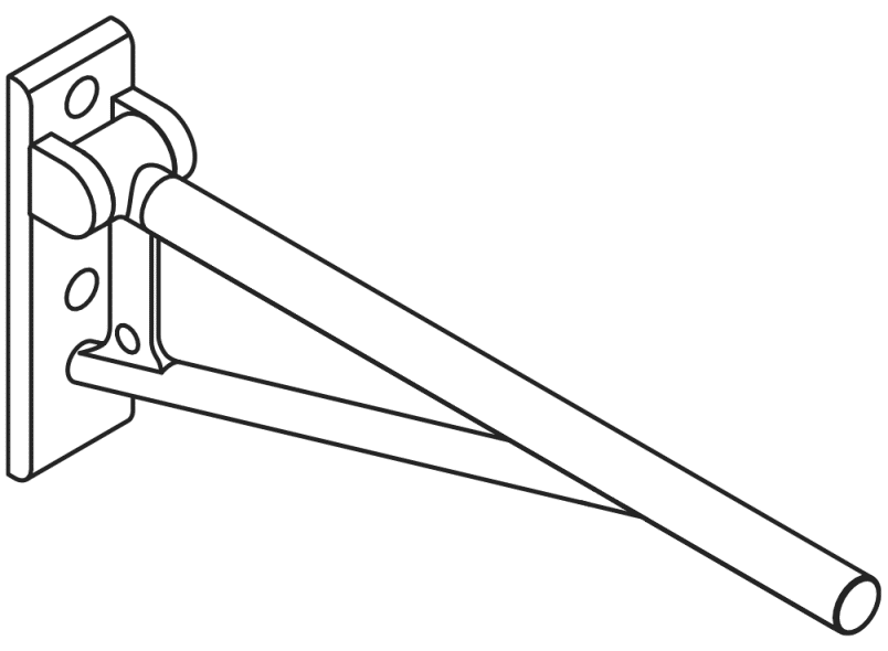 900.50B21640 опорная ручка HEWI Stützen  - Вид №3