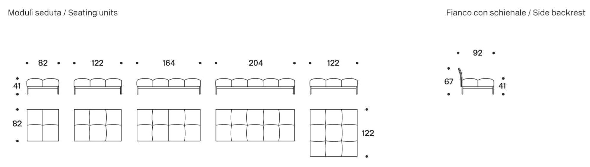 Ткань диван Saba Italia Pixel Light ARCH-00139790 - Вид №13
