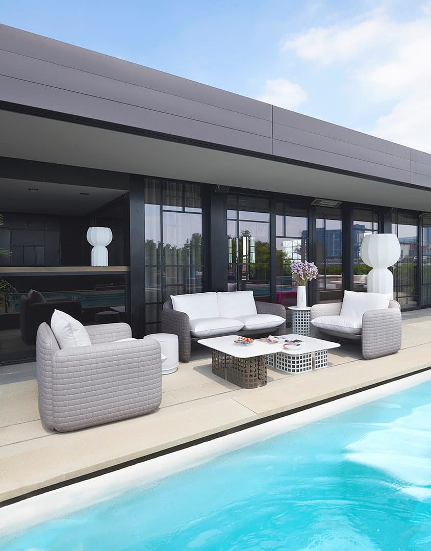 Полиэтиленовый садовый диван SLIDE ARCH-00105970 - Вид №9