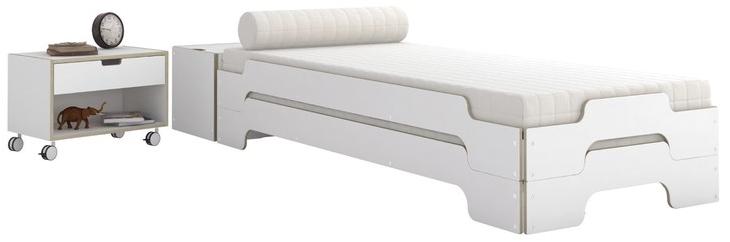 Müller Small Living Лаковая прикроватная тумба с ящиками на колесиках sun-id-1358194 - Вид №1