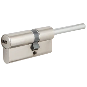 Цилиндр Cisa Astral ОА317-12.12, 35x10x25 мм, ключ/шток, цвет никель, без вертушки