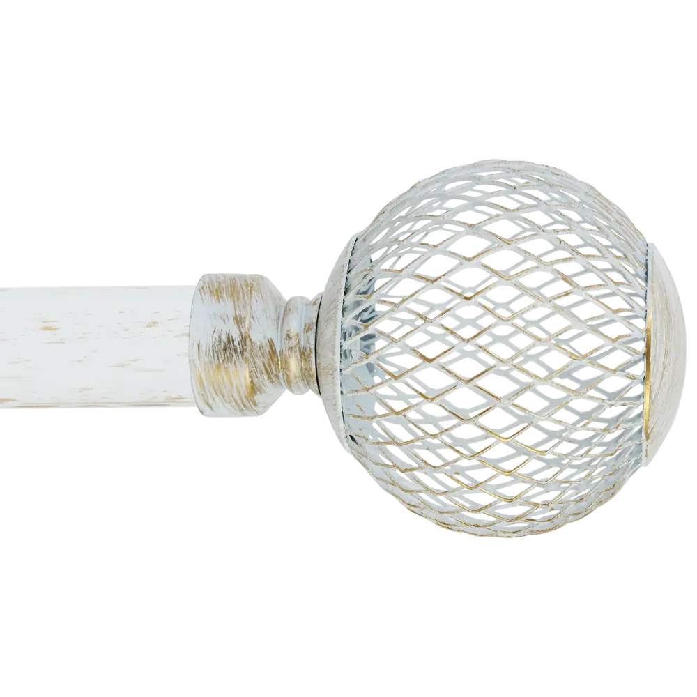 Наконечник Orbis Шар сетка металл цвет серебро 7.6 см 1шт STLM-2058529 - Вид №1