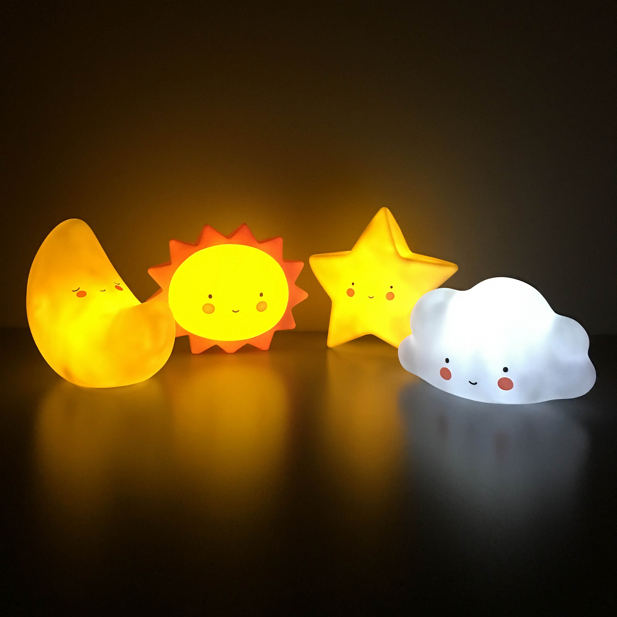 Детский ночник Sun LITTLE LOVELY COMPANY  281748 Желтый Santreyd  - Вид №3